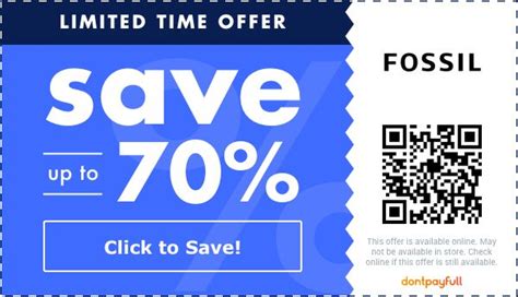 fossil 15 off promo code